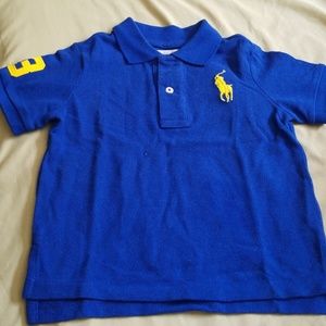 Baby boy short sleeve polo shirt